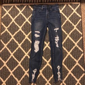 American Eagle Distressed Jegging